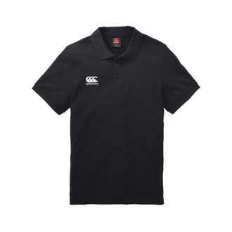 Canterbury Of New Zealand Unisex Polo Shirt Volwassenen (Zwart)