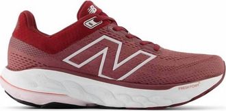 New Balance Women Fresh Foam X 860V14 Running Shoes In Washed Burgundy/monarch Burgundy/pink Granite