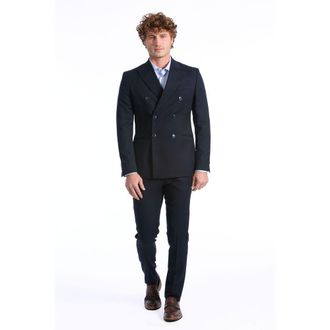 Baldinini Wool Two-Piece Mens Suit