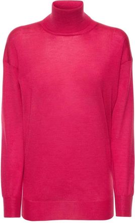Tom Ford Fijne Kasjmier Zijde Gebreide Coltop - Dames - Cashmere truien - Roze - XS - Kasjmier - Truien & Vesten
