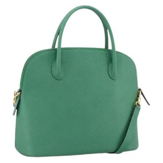 Celine Pre-owned Handbags, female, Green, Size: ONE SIZE Pre-owned Vintage Hand Bag