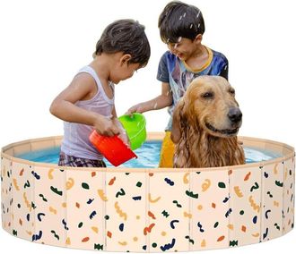 OEM Piscina Plegable Para Ni&ntilde;os De 1 A 3 A&ntilde;os, Arenero Plegable Para Beb&eacute;s, Piscina De Bolas Para Interior Y Exterior, Piscina Plegable Para Perros Y Masc