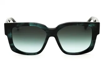 Max Mara MM0145 Gradient Green Lens Sunglasses - Green