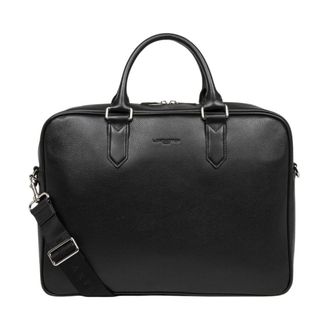 Lancaster Milano Gentlemen Aktentas - Dames - Tassen - Zwart - Maat: ONE Size Leer