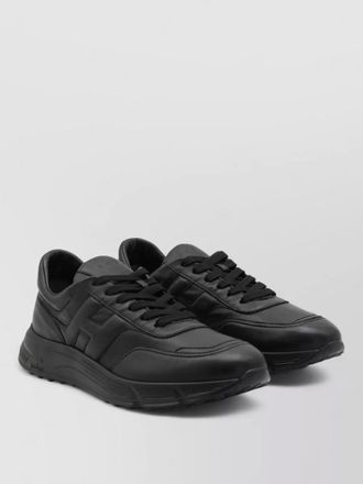 Hogan low sneakers round toe rubber sole
