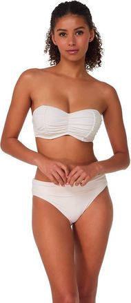 Sunsets Loretta Bandeau Bikini Swimsuit Top - D Cup in White Lily at Nordstrom, Size 38