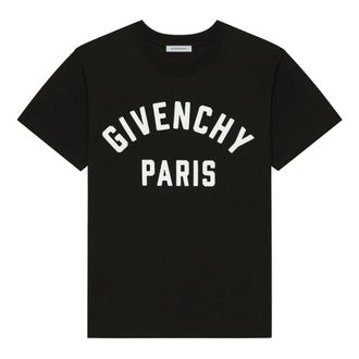 Givenchy Tops, Heren, Zwart, XL, Katoen, Regular Fit T-shirt