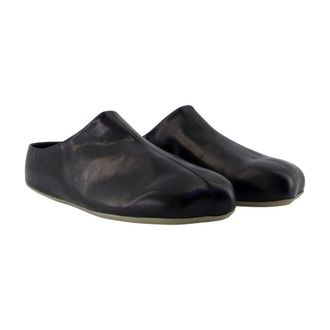 Maison Margiela Leather Slipper - Black