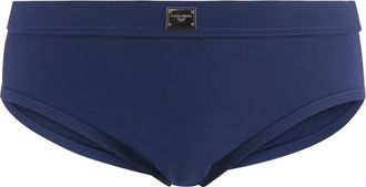 Dolce & Gabbana Zwemshorts met hoge beenuitsnijding - Heren - Strandmode - Blauw - M - Badmode