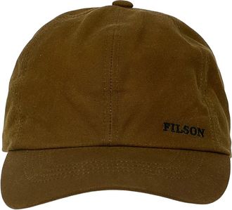 Filson Ge&iuml;soleerde Tin Cloth Cap - Heren - Petten - Bruin - M - Leer - Accessoires