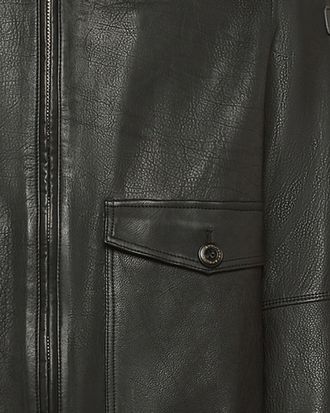 Peuterey Shearling Collar Bomber Jacket - Black