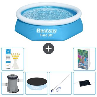 Bestway Piscina Bestway Fast Set Redonda - 244x61 Cm - 7-piezas S241
