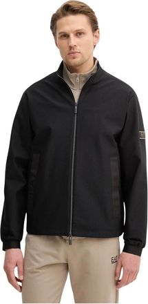 Emporio Armani 7M001342 Jas - Heren - Zomerjassen - Zwart - S - Leer - Jassen