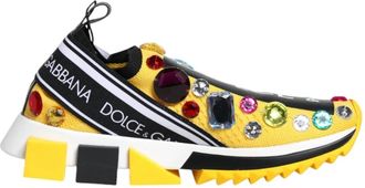 Dolce & Gabbana Sorrento Sneakers - Heren - Sneakers - Veelkleurig - 36 1/2 EU - Katoen - Schoenen