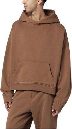 Entire studios Entire Studios, Hoodies & sweatvesten, Heren, Bruin, M, Katoen, Heavy Hood