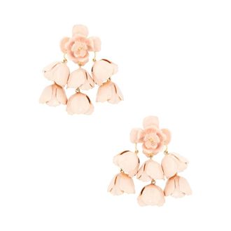 Chlo&eacute; Earrings, female, Pink, Size: ONE SIZE Floral Drop Earrings
