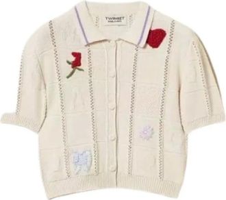 Twinset Donna, Maglie, Beige, XS, new