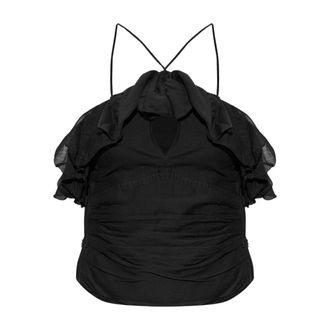 Isabel Marant Dames, Tops, Zwart, Maat: L Katoen