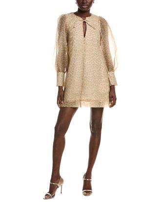 Ganni Organza A-Shaped Mini Dress