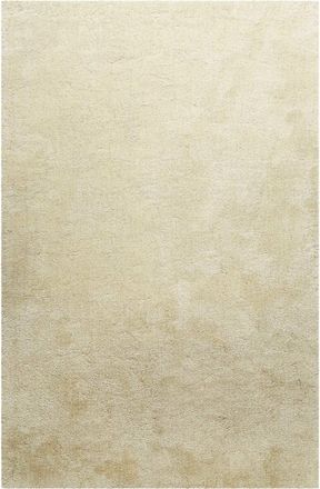Homie Living Alfombra de pelo largo extrasuave beige moteado 70x140
