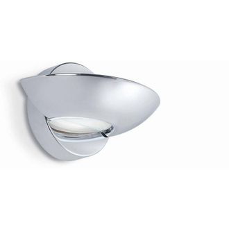 Dmora L&aacute;mpara De Pared Perno, Estructura De Vidrio, Plata