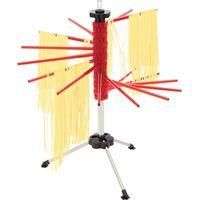 OEM Escurridor De Pasta Plegable, 47,7 Cm, Rojo, Pl&aacute;stico Con Brazos Giratorios - Crezuo