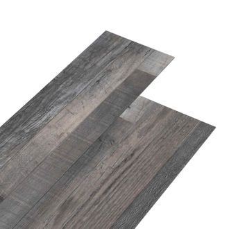 vidaXL Lama De Suelo Autoadhesiva 32 Pcs Madera Industrial 4,46 M&sup2; Pvc Vidaxl