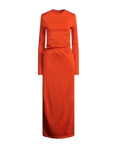 ワンピース Jil Sander Orange Cotton Blend Dress Jil Sander Orange Cotton Blend Dress – LOZURI®