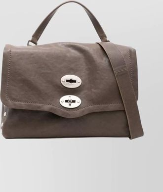 Zanellato small hammered leather tote bag