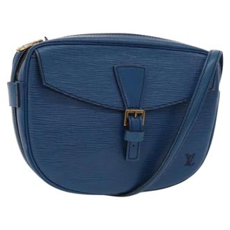 Louis Vuitton Tweedehands leren Louis Vuitton tassen - Dames - Pre-owned - Blauw - Maat: ONE Size Leer