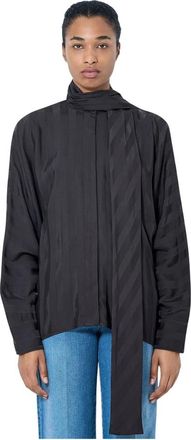 Sportmax Mujer, Blusas y Camisas, Negro, Talla: S