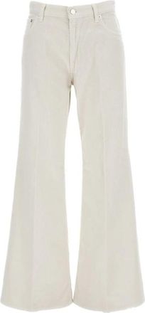 Haikure Wijde broek - Dames - Wijde Broeken - Wit - W28 - Broeken
