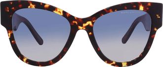 Marc Jacobs Blue Shaded Cat Eye Ladies Sunglasses MARC 697/S 0086/08 53
