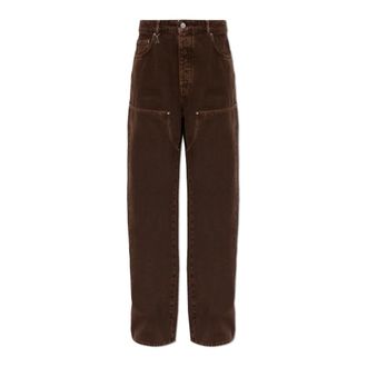 Amiri Straight Jeans, female, Brown, Size: W28 Faded Carpenter Jean