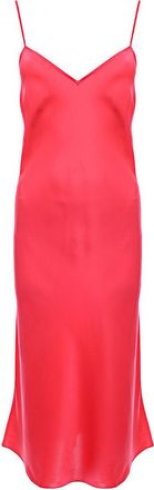 Eres Womens Colorama Ivresse Silk Satin Long Slip Dress In Pink - Size X-Large