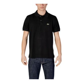 Lacoste Polo Shirts, male, Black, Size: 3XL Short Sleeve Polo Shirt