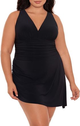 Magic Suit By Miraclesuit Celine One-Piece Swimsuit in Black at Nordstrom, Size 16W