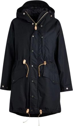 Manifattura Ceccarelli New Mountain Parka - Dames - Mantels - Zwart - Maat: S Katoen