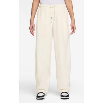 Nike Jordan Flight Fleece French Terry Sweatpants in Sail/Sail at Nordstrom, Size Xx-Large