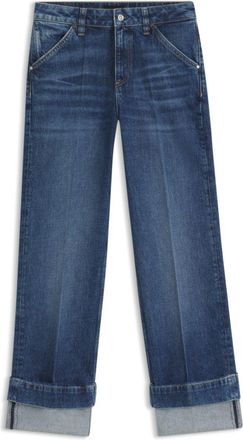 BOSS Slim-fit jeans in indigo stretch denim