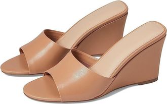 Farylrobin Faryl By Farylrobin Skye Sandals Womens US 12 Nude Slip On Wedge Heel KHD884