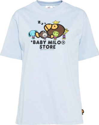 Bapy by A Bathing Ape T-shirt con stampa grafica - Blu