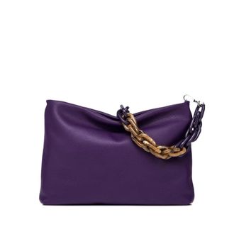 Gianni Chiarini Brenda Pochette Large - Dames - Tassen - Paars - Maat: ONE Size Zijde