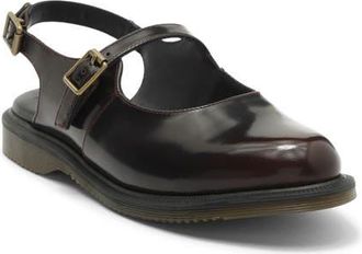 Dr. Martens Madaline Slingback Mary Jane Flat in Cherry Red at Nordstrom, Size 11Us