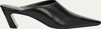 Stuart Weitzman 50mm Stassi Leather Mules