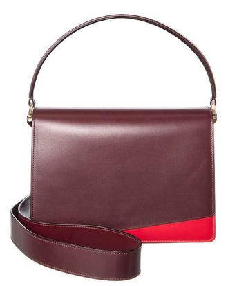Valextra Swing Leather Shoulder Bag