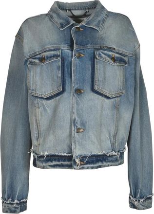 Maison Margiela Denim Jacket - Dames - Spijkerjassen - Blauw - S - Denim - Jassen