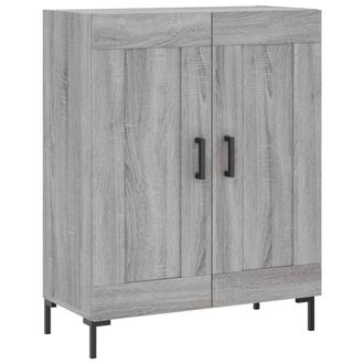Berkfield Home Sideboard Grey Sonoma 69.5x34x90 cm Engineered Wood