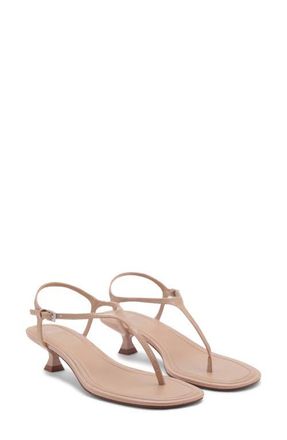 Mango T-Strap Sandal in Medium Brown at Nordstrom, Size 8.5Us