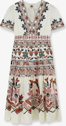 Farm Rio Vestito Lungo Ainika in cotone organico - FARM RIO - gender_Woman